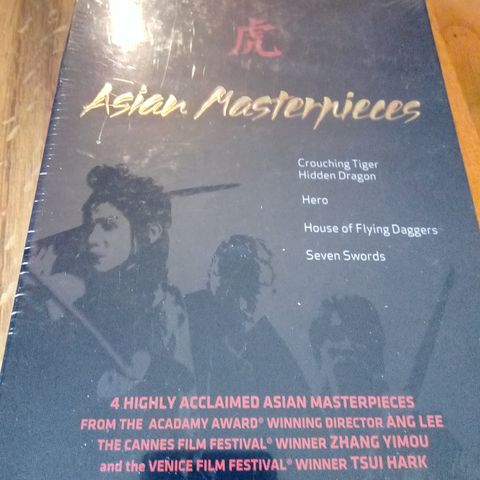 Asian Masterpieces -- 4 Filmer i Delux boks forseglet selges billig