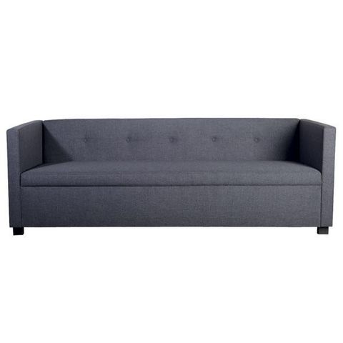 Gis bort mot depositum 500kr 3,5 seters sofa grå/blå