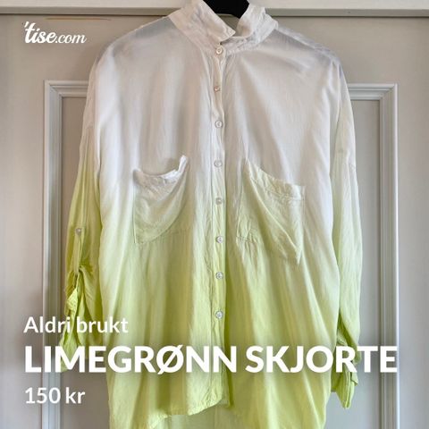 Limegrønn Skjorte