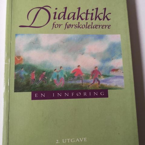 Boken "Didaktikk for førskolelærere" til salgs!