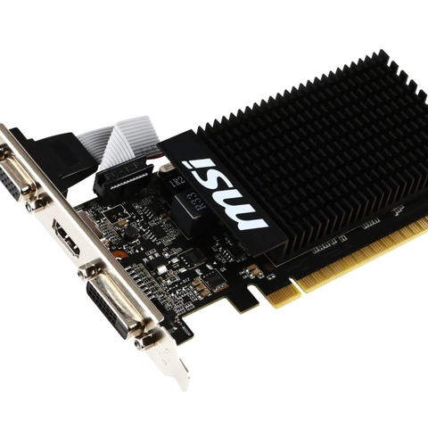 MSI GeForce GT 710 1GB (Fremstår som nytt) Skjermkort
