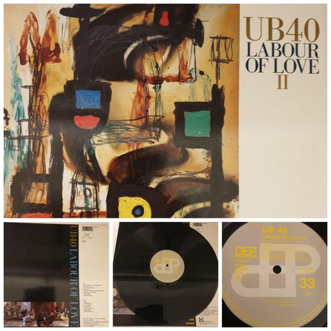 VINTAGE/RETRO LP-VINYL "UB40/LABOUR OF LOVE II"