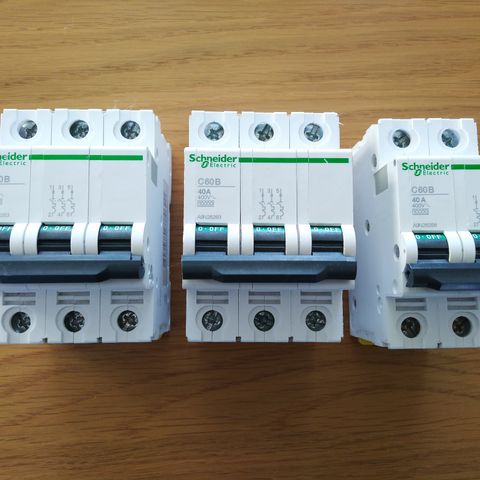 SCHNEIDER ELECTRIC  Kombivern/hovedsikring C60B