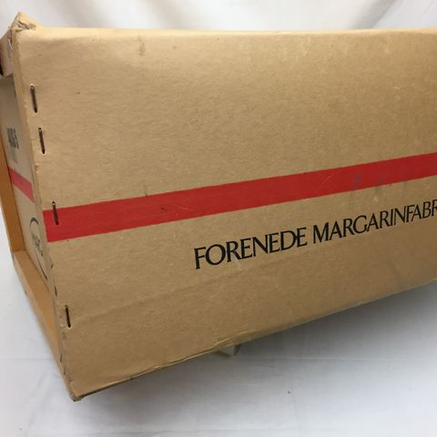 Margarinkasse.Forenede margarinfabrikker.Samleobjekt.Retro