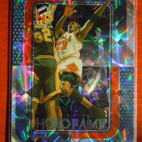 💎🏀🐐 Sjelden NBA Michael Jordan -Chicago Bulls Upper Deck Holofame basketballkort