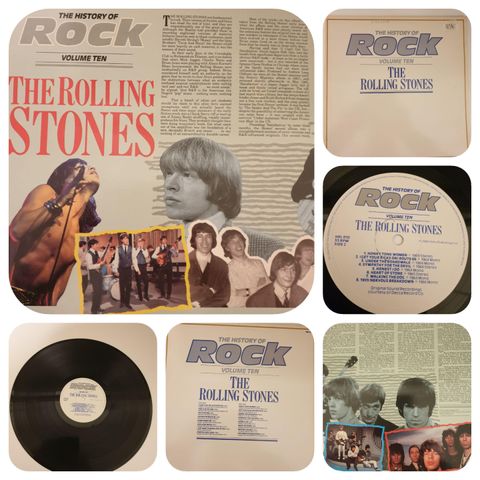 VINTAGE/RETRO LP-VINYL "THE ROLLING STONES/THE HISTORY OF ROCK "