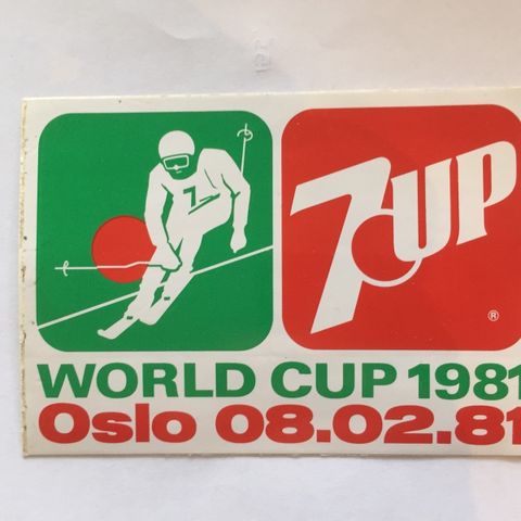 WORLD CUP ALPINT  1981 - OSLO