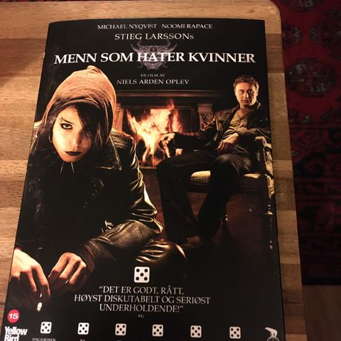 Menn som hater kvinner - Stieg Larsson - DVD