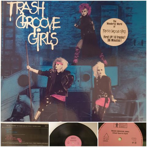 VINTAGE/RETRO LP-VINYL "TRASH GROOVE GIRLS/ARBEIT,SPORT+SPIEL "