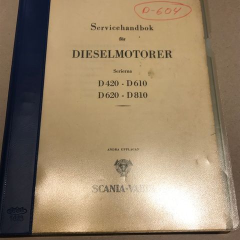 Scania Vabis motorhåndbok