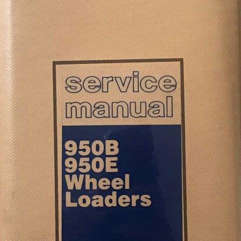 Caterpillar 950B/E servicemanual