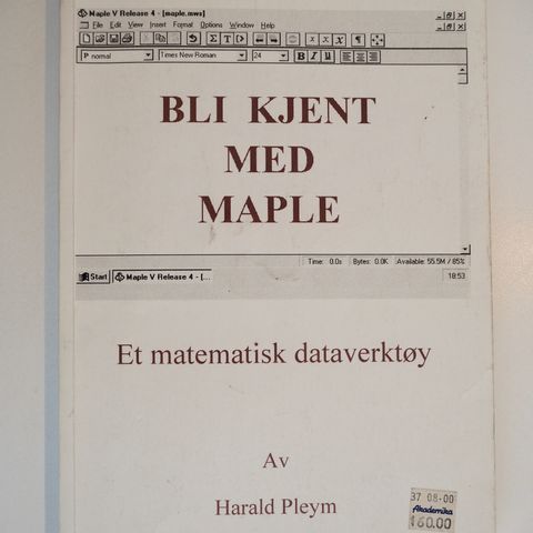 "Bli kjent med Maple" av Harald Pleym