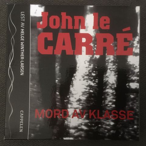 John le Carre: Mord av klasse -lydbok CD. Som ny. 5 CD