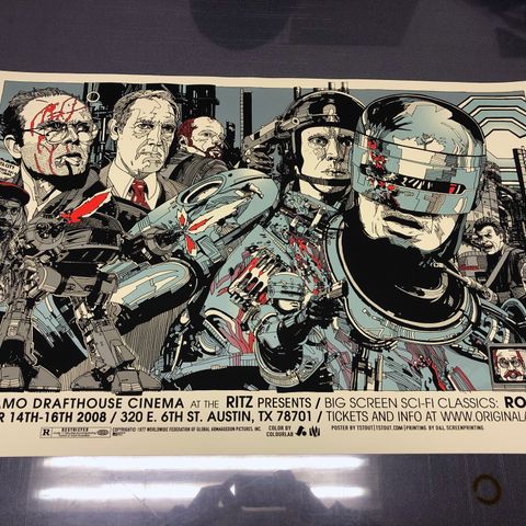 Tyler Stout "Robocop". Uhyre sjelden mulighet!