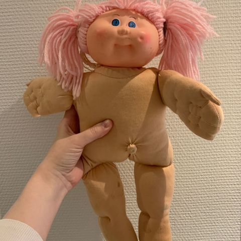 Cabbage patch kids lik dukke - fra 80 tallet