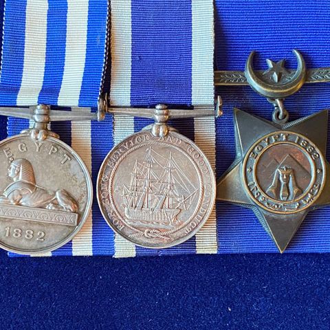 Egypt medal 1882, Khedive’s Star og Long Service/Good Conduct