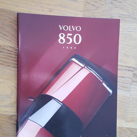 Brosjyre Volvo 850 1994