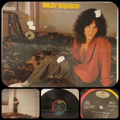 VINTAGE/RETRO LP-VINYL"BILLY SQUIER/THE TALE OF THE TAPE "