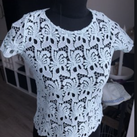 Zara Crochet topp - Brukt 1 gang