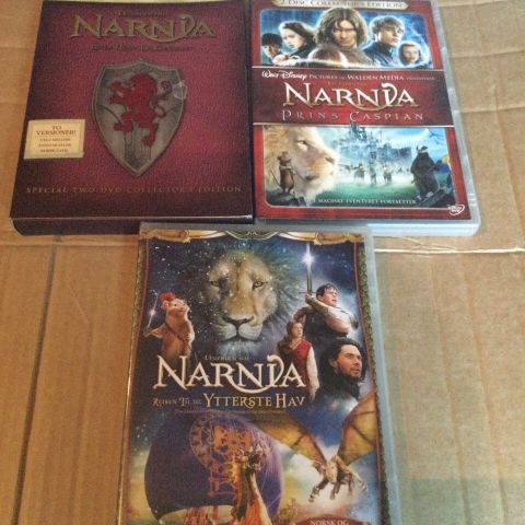 DVD Legenden om Narnia— prins caspian. —ytterste hav Norske tekster