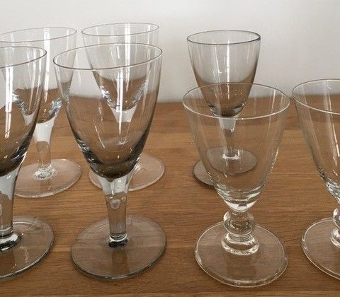 Napoleon glass fra Hadeland, diverse størrelser