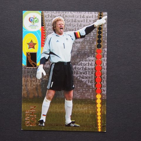 Oliver Kahn #95 metallic fotballkort 2006, FIFA World Cup Germany