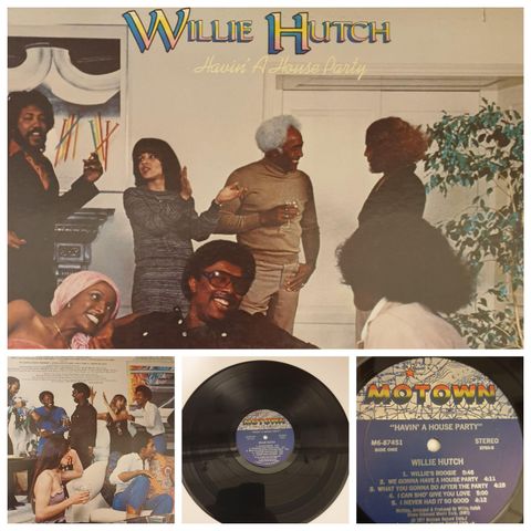 VINTAGE/RETRO LP-VINYL "WILLIE HUTCH/HAVIN ' A HOUSE PARTY 1977 "