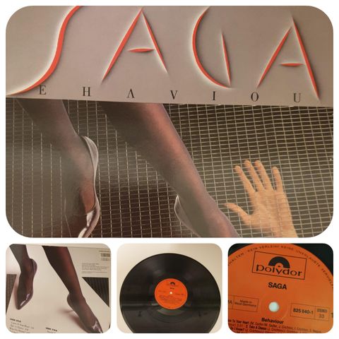 VINTAGE/RETRO LP-VINYL "SAGA/BEHAVIOUR 1985 "