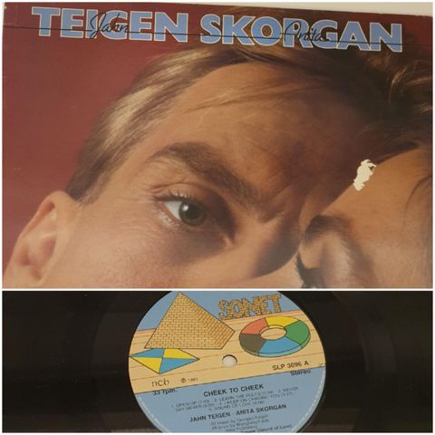 VINTAGE/RETRO LP-VINYL "JAHN TEIGEN - ANITA SKORGAN/CHEEK TO CHEEK 1983"