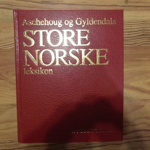 Komplett Store Norske leksikon ( alle 16 bind ) Nye Til Salgs .