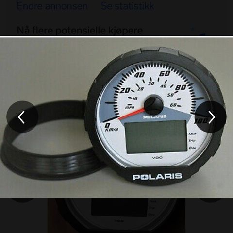 Polaris speedometer