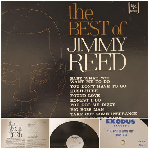 VINTAGE/RETRO LP-VINYL "THE BEST OF JIMMY REED "