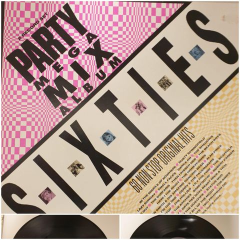 VINTAGE/RETRO LP-VINYL "PARTY MEGA MIX ALBUM SIXTIES "