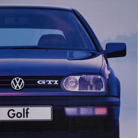 VW Golf GTI 1995 brosjyre