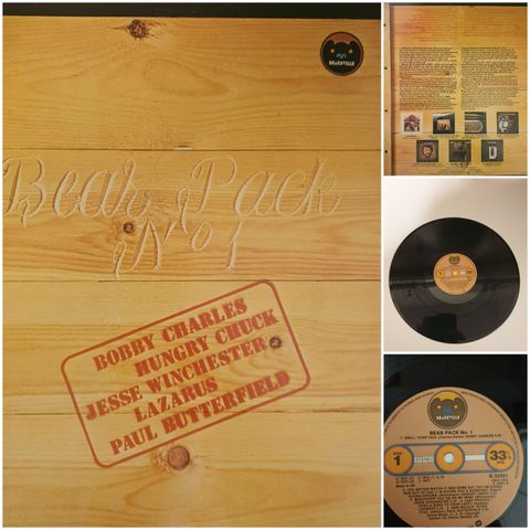 VINTAGE/RETRO LP-VINYL "BEAR PACK NR 1/BOBBY CHARLES...."