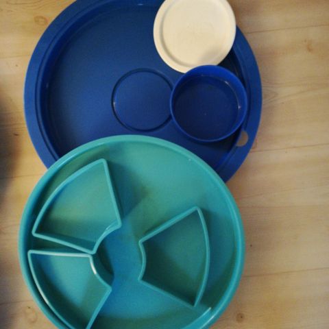 Tupperware, Snaksfat/frukt el påleggsfat.