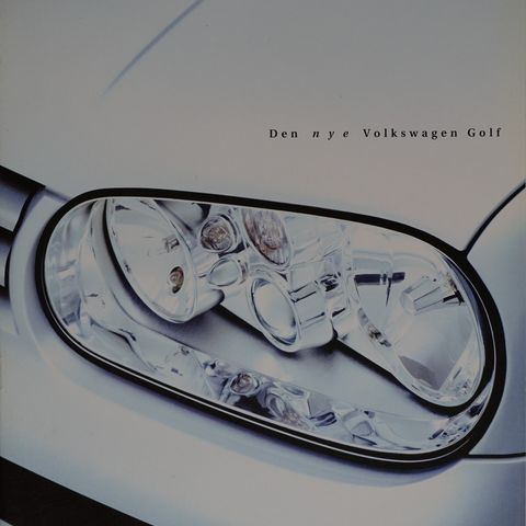 VW Golf brosjyre aug 1997 og mai 1998