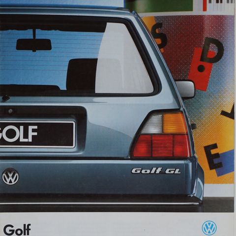 VW Golf 1988 brosjyre
