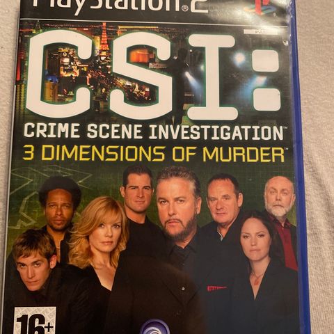 playststion 2. CSI crime scene investigation