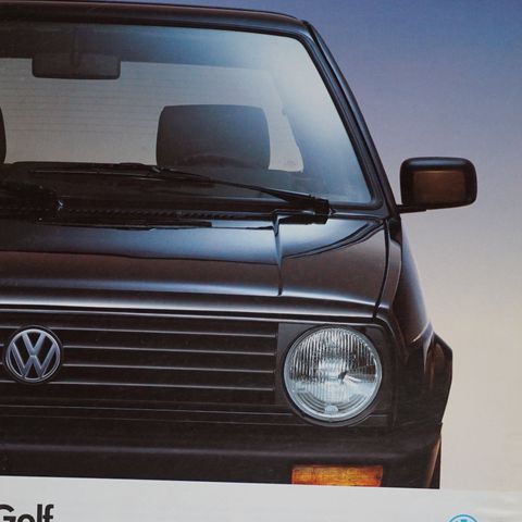 VW Golf brosjyre 1990