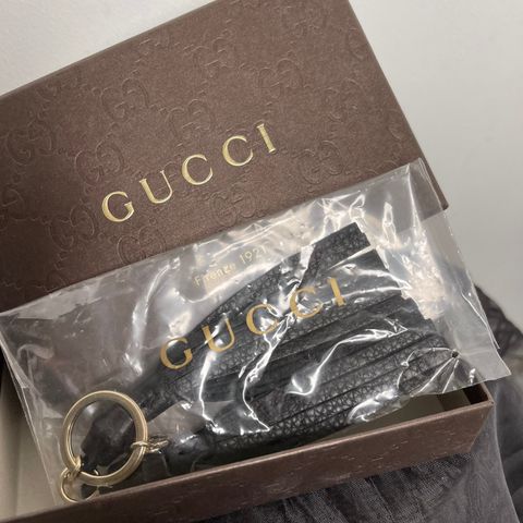 Gucci  leather keychain
