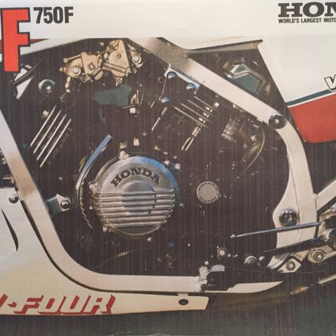 Honda VF 750F Brosjyre Kopi