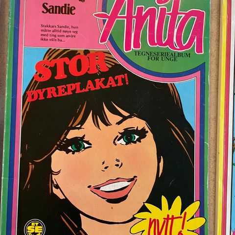 Anita store blader fra 1983, 1984 og 1985