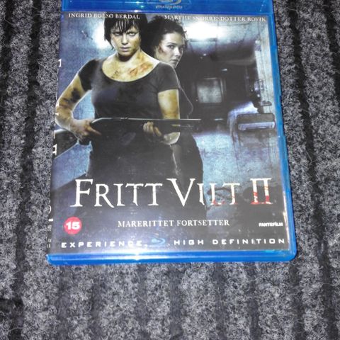 FRITT VILT 2      BLU RAY       NY