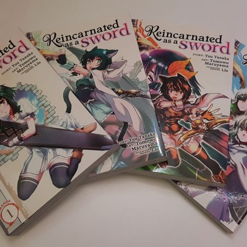 Reincarnated as a Sword Manga Volume 1-5