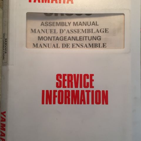 Yamaha SR500 Service-Supplement Orginal