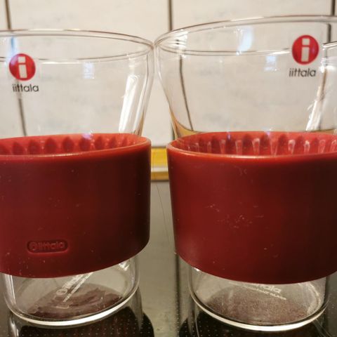 2 glass fra iittala