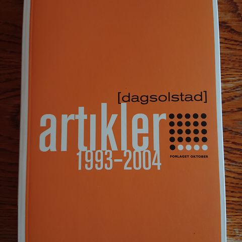 Artikler 1993-2004 av Dag Solstad