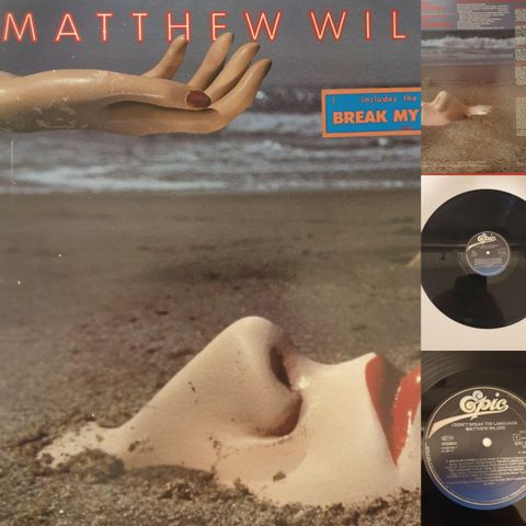 VINTAGE/RETRO LP-VINYL "MATTHW WILDER/I DON'T SPEAK THE LANGUAGE 1983"