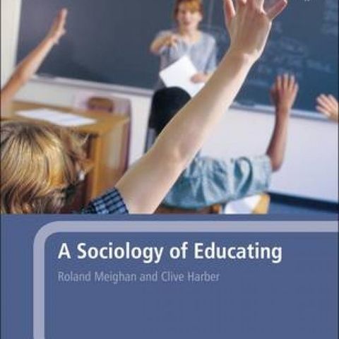 A Sociology of Educating